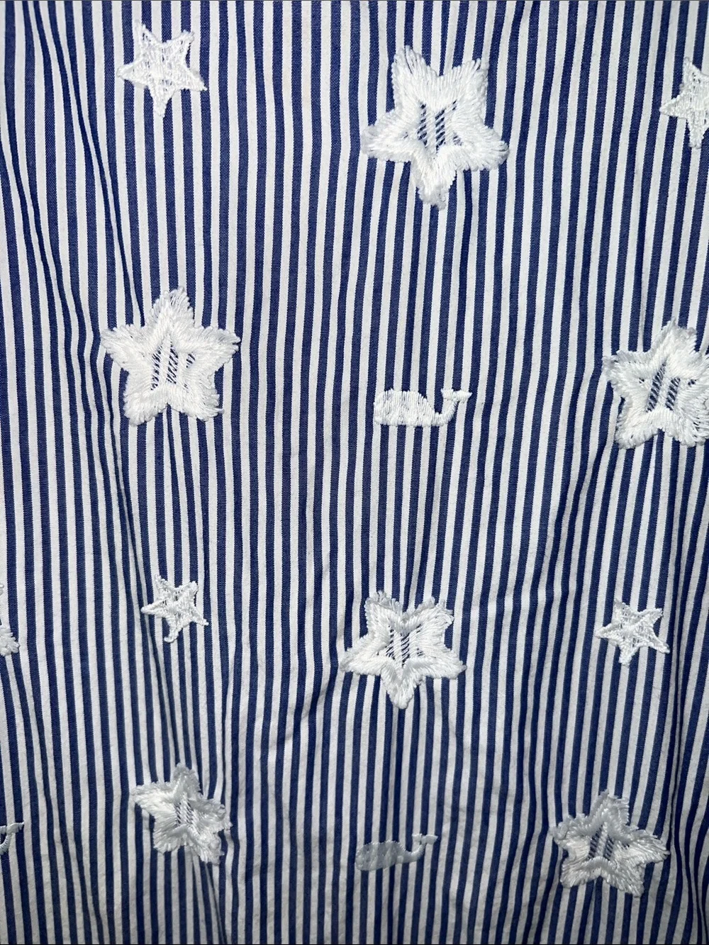 Vineyard Vines Navy & White Nautical Striped Star And Whale Sheath Dress Size 10